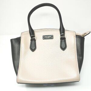 Kate Spade New York J183 Light Pink/Light Beige and Black Purse - Missing Strap
